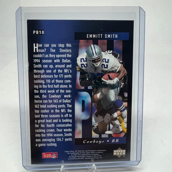 Troy Aikman and Emmitt Smith 1994 Upper Deck SP Holoview *2 Card Lot* - Picture 5 of 5